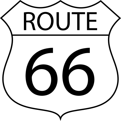 Route 66 clipart