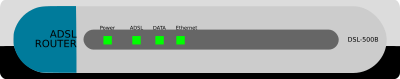 Router adsl-500b clipart