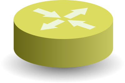 Router Yellow clipart