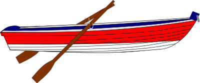 Rowboat clipart