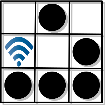 Royal Blue Wifi Nicubunu Remix clipart
