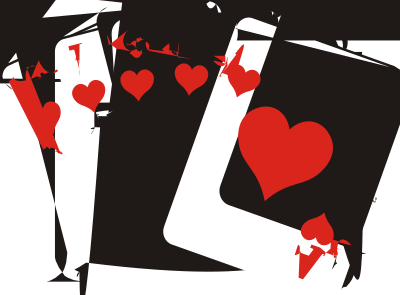 Royal Flush - hearts clipart