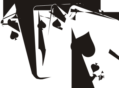 Royal Flush - spades clipart