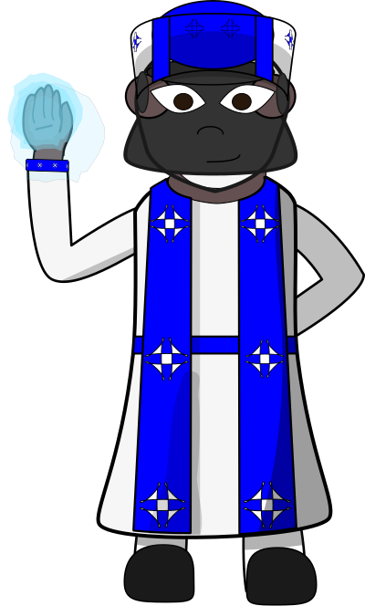 RPG Cleric Full clipart