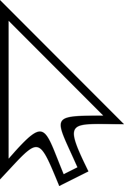 RPG Curved Mouse Cursor clipart