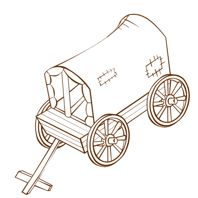 RPG map symbols a caravan 2 clipart