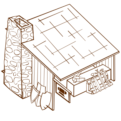 RPG map symbols Blacksmith 2 clipart