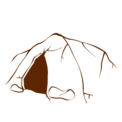 RPG map symbols Cave Entrance 2 clipart