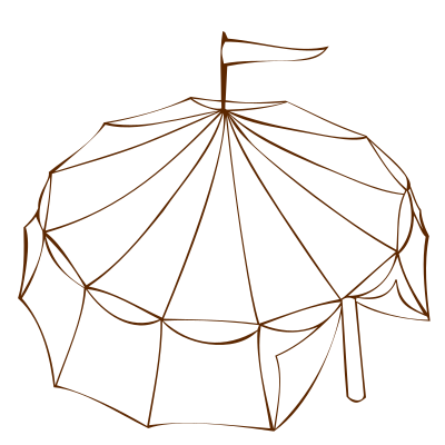 RPG map symbols Circus Tent 2 clipart