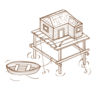 RPG map symbols Fishery 2 clipart