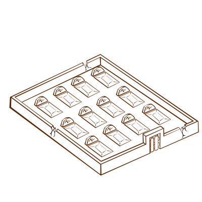 RPG map symbols Graveyard 1 clipart
