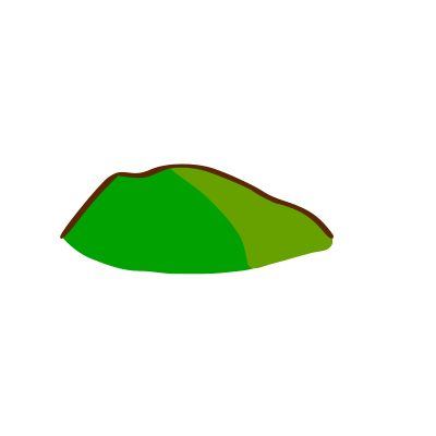 RPG map symbols: hill clipart