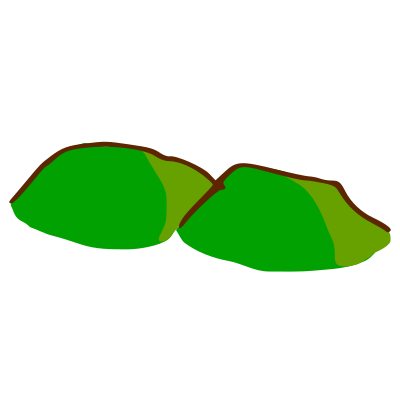 RPG map symbols: hills clipart