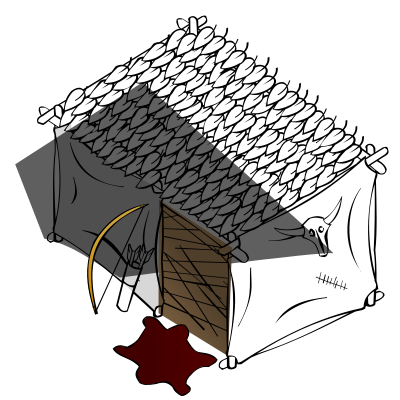RPG map symbols: Hunter clipart