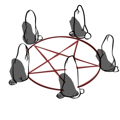 RPG map symbols: Magic Stones clipart