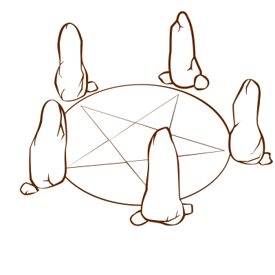 RPG map symbols Magic Stones 2 clipart