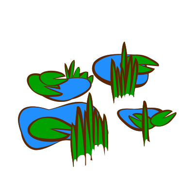 RPG map symbols: Marsh clipart