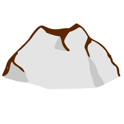 RPG map symbols: mountain clipart