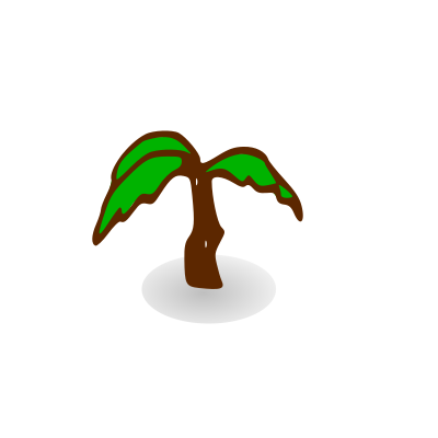 RPG map symbols: palm tree clipart