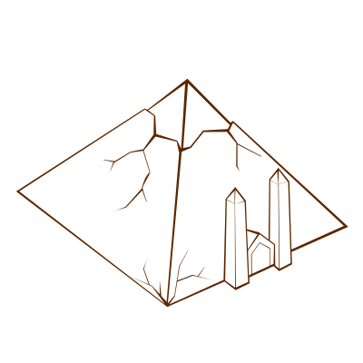 RPG map symbols Pyramid 1 clipart