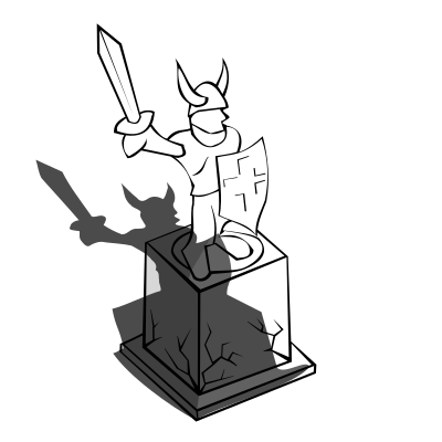 RPG map symbols: Statue clipart