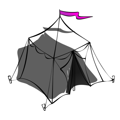 RPG map symbols: Tent clipart