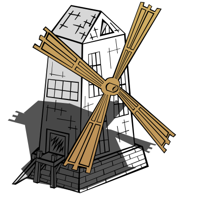 RPG map symbols: Windmill clipart