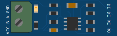 RS485 TTL converter/transceiver clipart