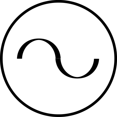 RSA IEC AC Source Symbol clipart