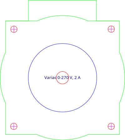 RSA Variac 0-270 V, 2 A clipart
