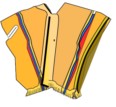 Ruana colombia clipart