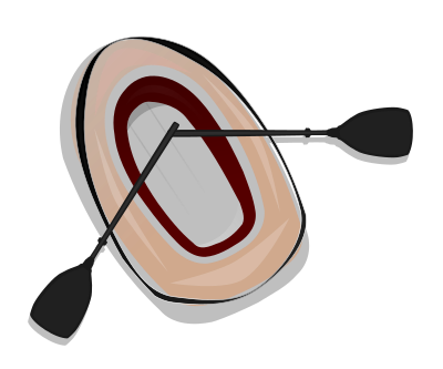 Rubber Boat clipart