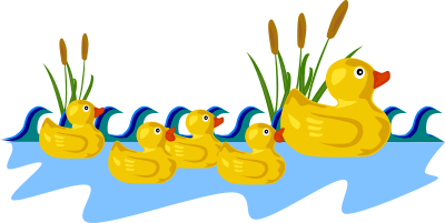 Rubber Duck Family clipart