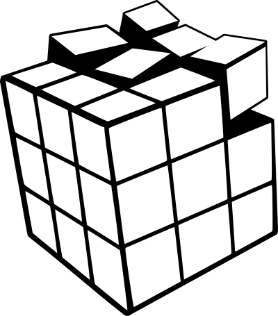Rubik 3D clipart