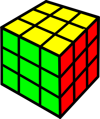 Rubik cube clipart