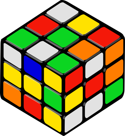 Rubik's cube random petr 01 clipart