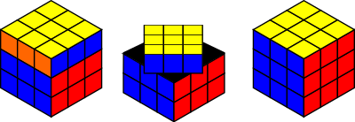Rubik's cube solving clipart