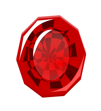 Ruby Birthstone clipart