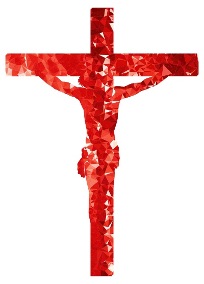 Ruby Crucifix clipart