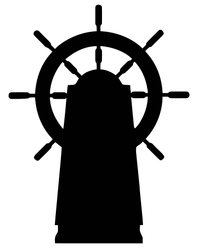 Rudder Silhouette clipart
