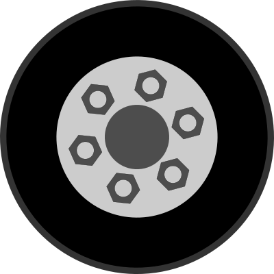 Rueda. Wheel. Pneu clipart