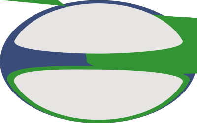 Rugby ball 2 clipart