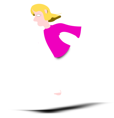 RUN AWAY clipart