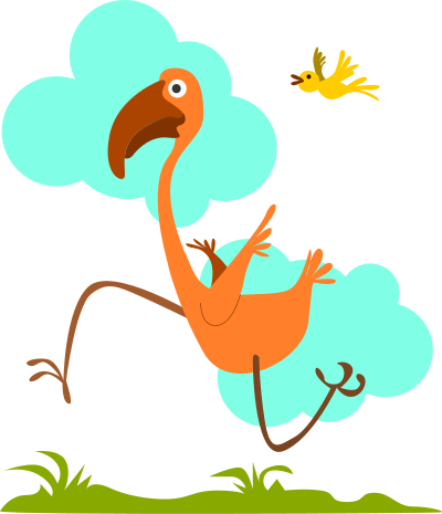 Run Birdie Run clipart