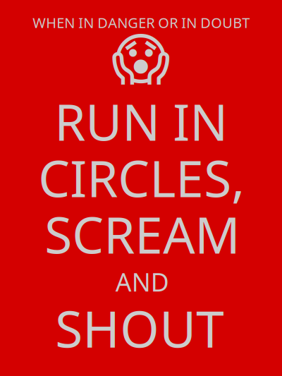 Run in Circles clipart