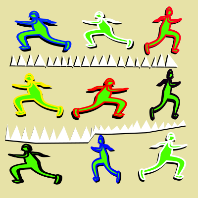 Runner 02 clipart