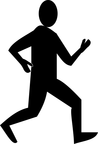 Runner (Pedestrian) clipart