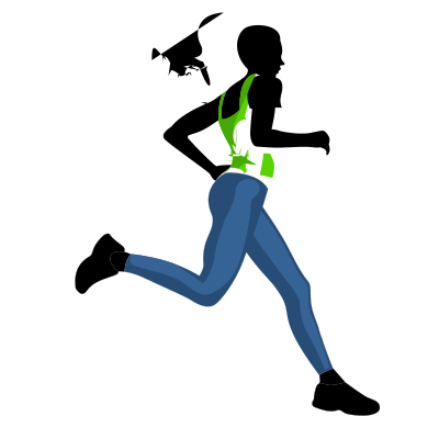 Running - Isolated Remix clipart