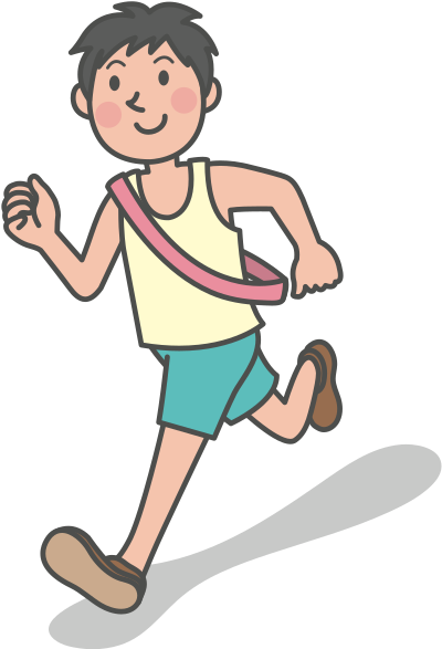 Running Man (#1) clipart