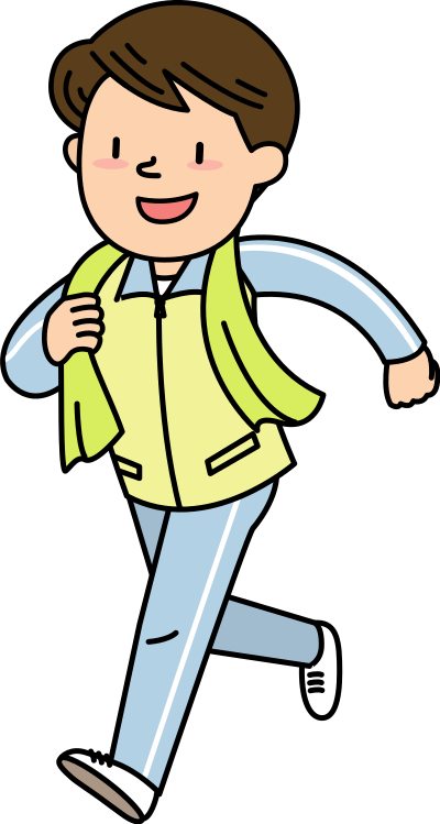 Running Man (#2) clipart